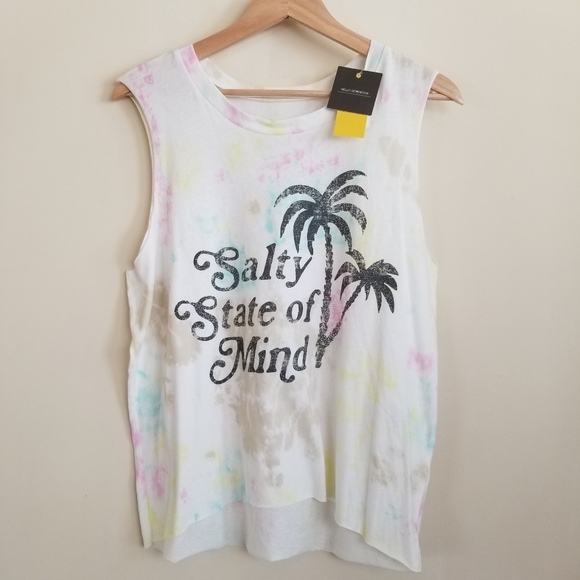 Grayson Threads Tops - Grayson Threads Salty State Of Mind Tank Top Sleeveless Large NWT